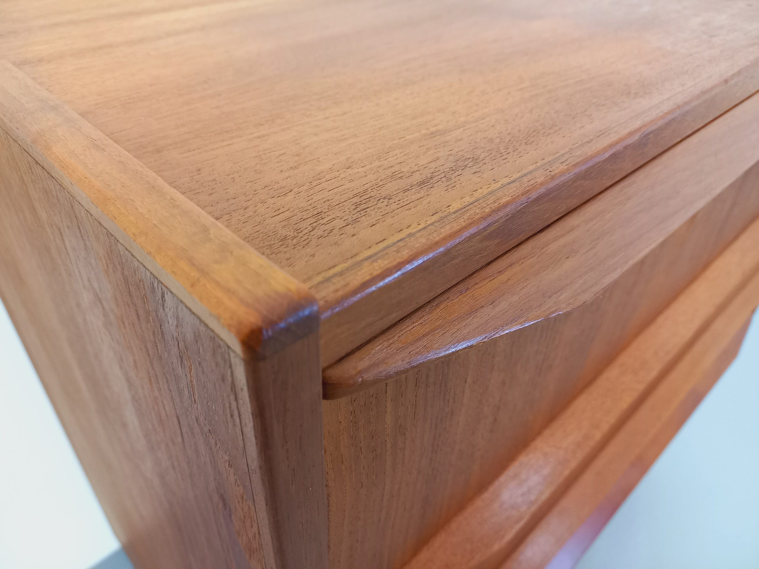 Vintage Scandinavian teak chest of drawers from the 60s