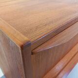 Vintage Scandinavian teak chest of drawers from the 60s