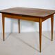 Double-extendable vintage mid-century teak dining table, 1960s