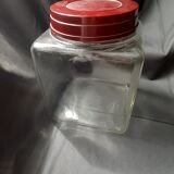 Jar grocery square lid Bakelite