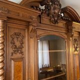 Neo Renaissance style castle bookcase