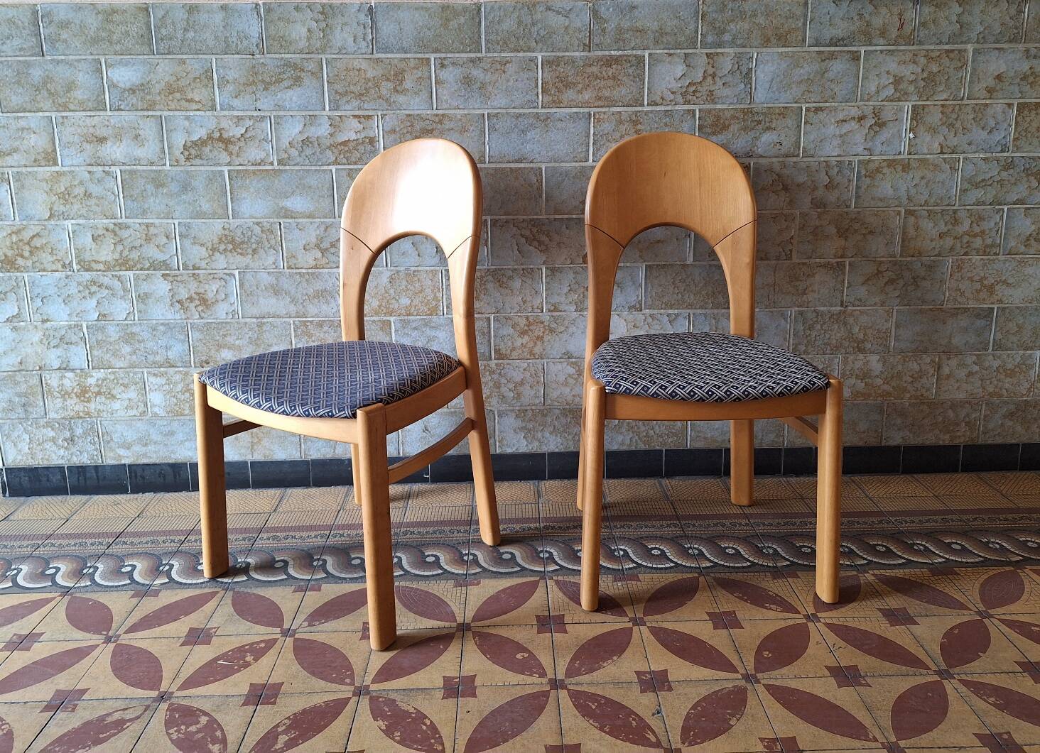Pair of Danish 'Morten' dining chairs designed by Niels Koefoed