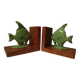 Pair of 1930s fish bookends
