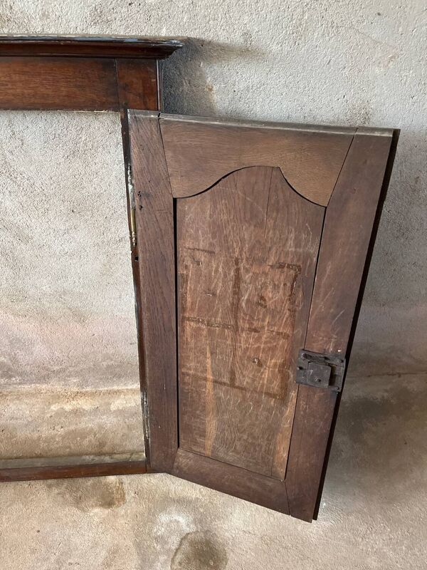 Anciennes portes de fenêtres d’église en chêne, années 1930