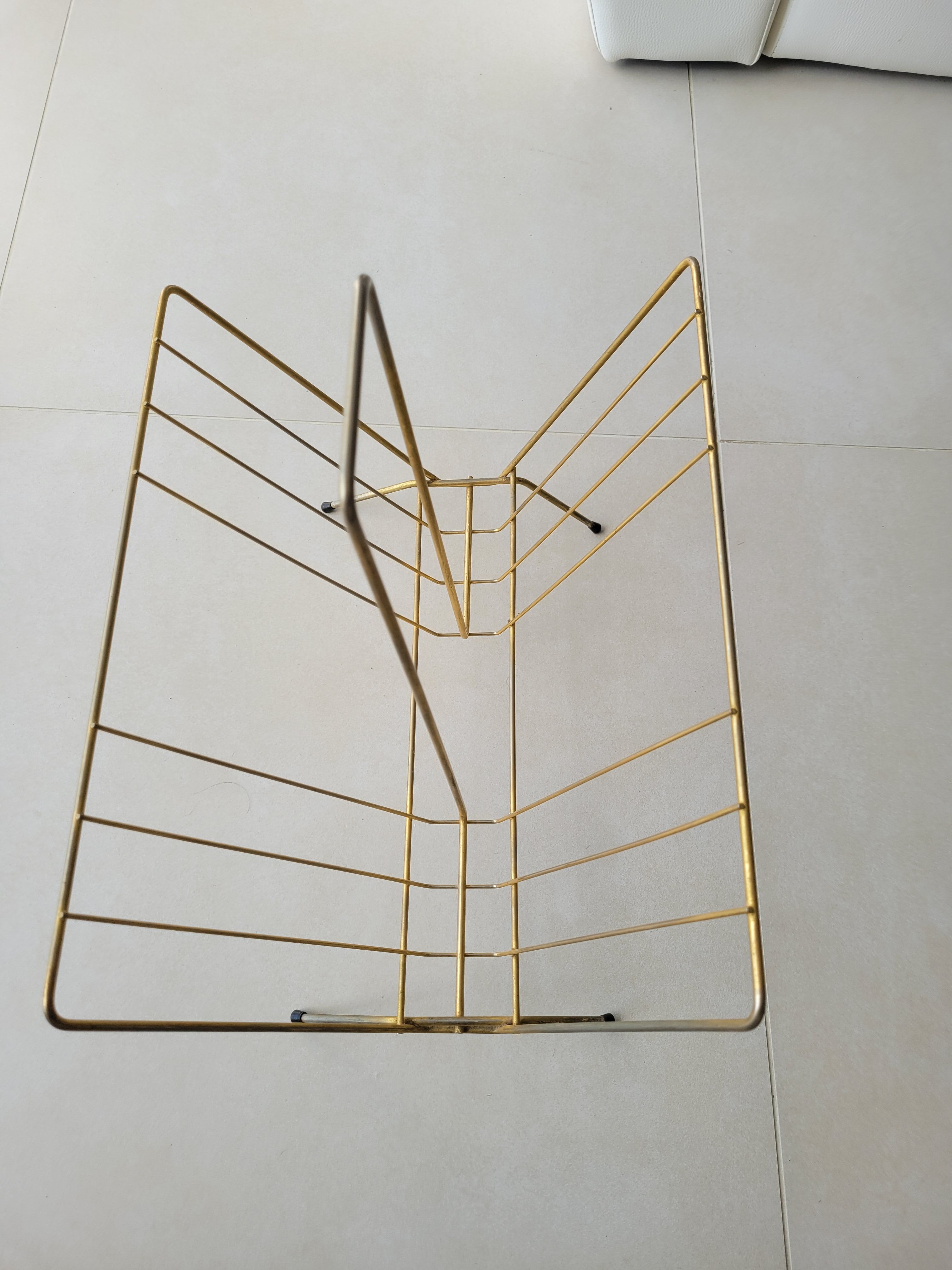Brass magazine holder