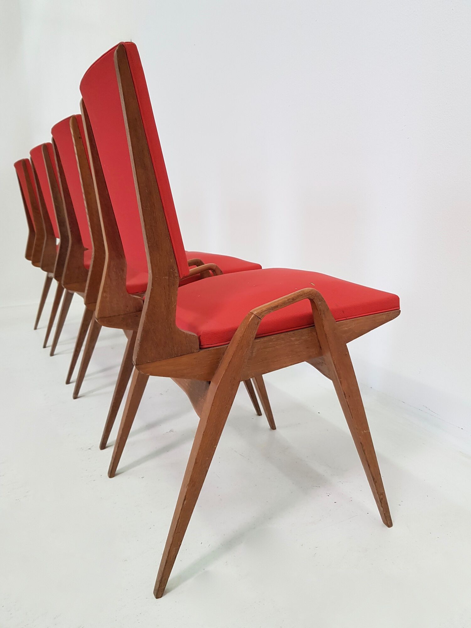 Suite of 4 chairs from Maurice Pre  1950