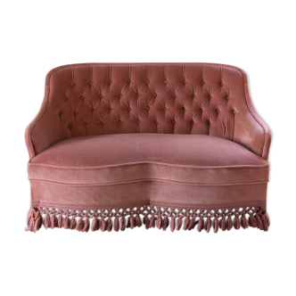 Banquette crapaud velours