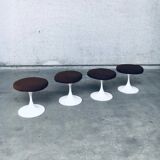 Mid-Century Modern Design Tulip Stool Set by Tamburin, Sweden, 1970s, Set of 4