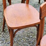 Set of 12 old Thonet bistro chairs