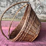 Wicker basket 2 vintage handles