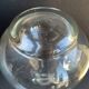 Blown crystal decanter with handle