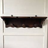 Wooden coat rack, hat rack