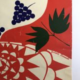 Juliette ramade, general assembly for disarmament, 1983. original silkscreen poster