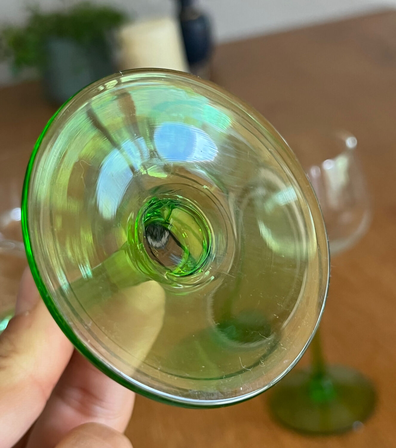 Alsatian wine glasses