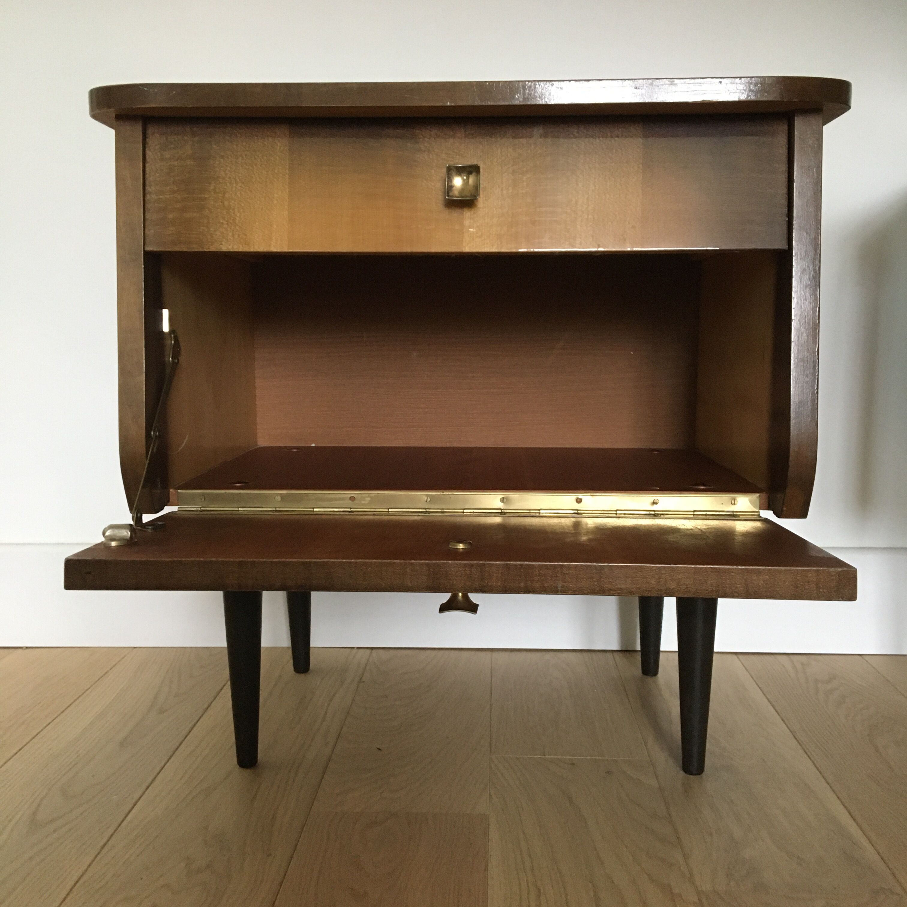 Pair of vintage bedsides