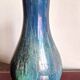 Iridescent vase Alphonse Cythère 1861-1941 26 cm signed Art Deco period 1920