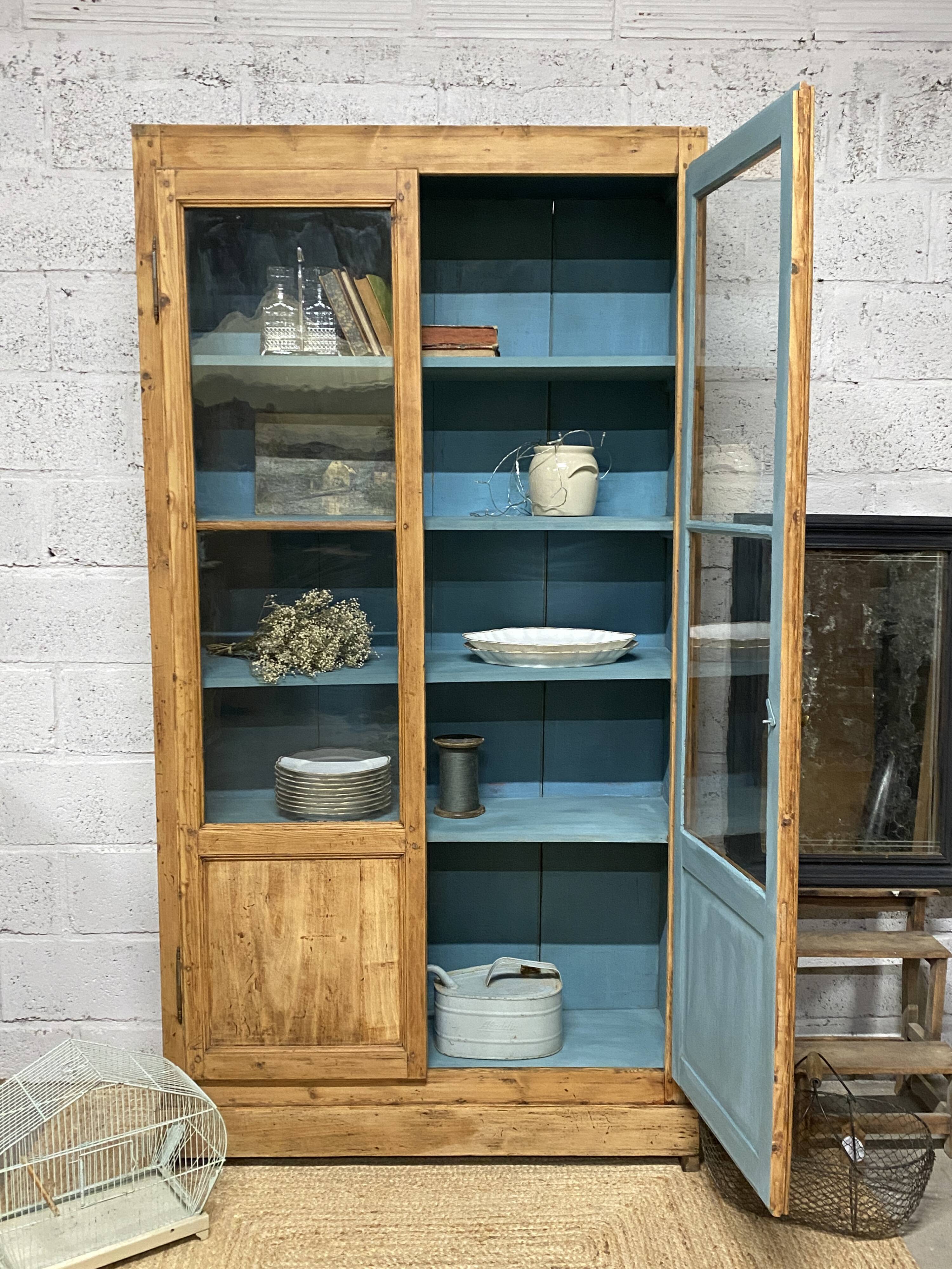 Glass cabinet-library-dish cupboard