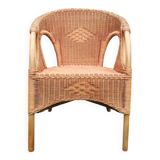 Rattan armchair
