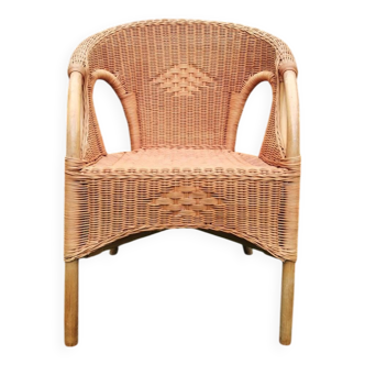 Rattan armchair