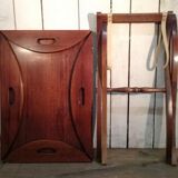 Mahogany boat folding table