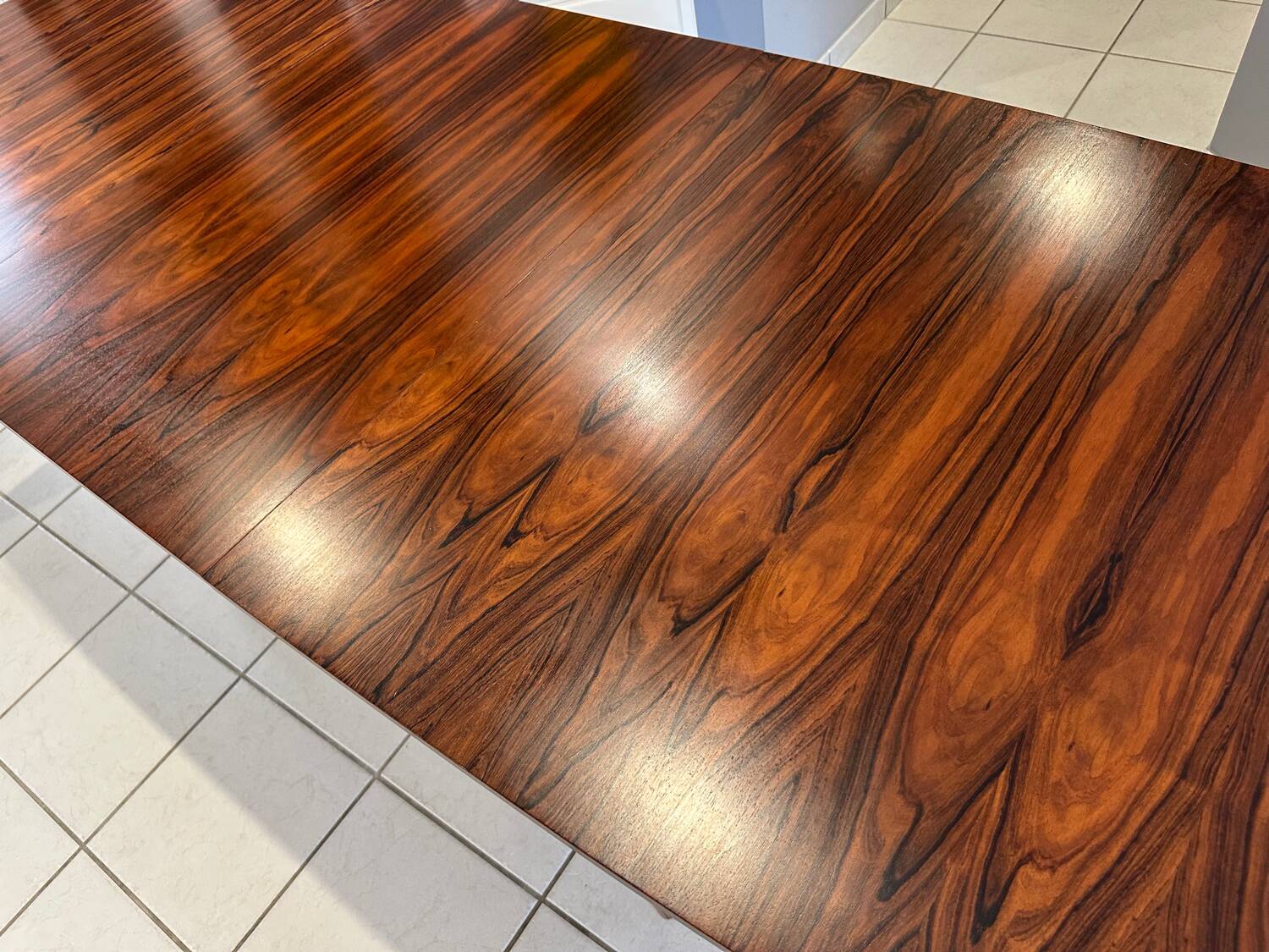 Table extensible en palissandre de style scandinave, 1970