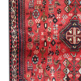 Tapis persan rouge fait à la main  103x158cm