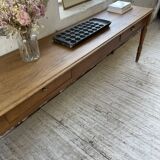 Oak table console