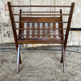 Scandinavian Folding Magazine Rack CEES BRAAKMAN for Pastoe Wood 1960s