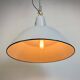 Lampe à Suspension Industrielle en Émail Gris de Philips, 1960s