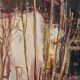 oil on canvas signed César Belotti (1914-1995) village autumn period