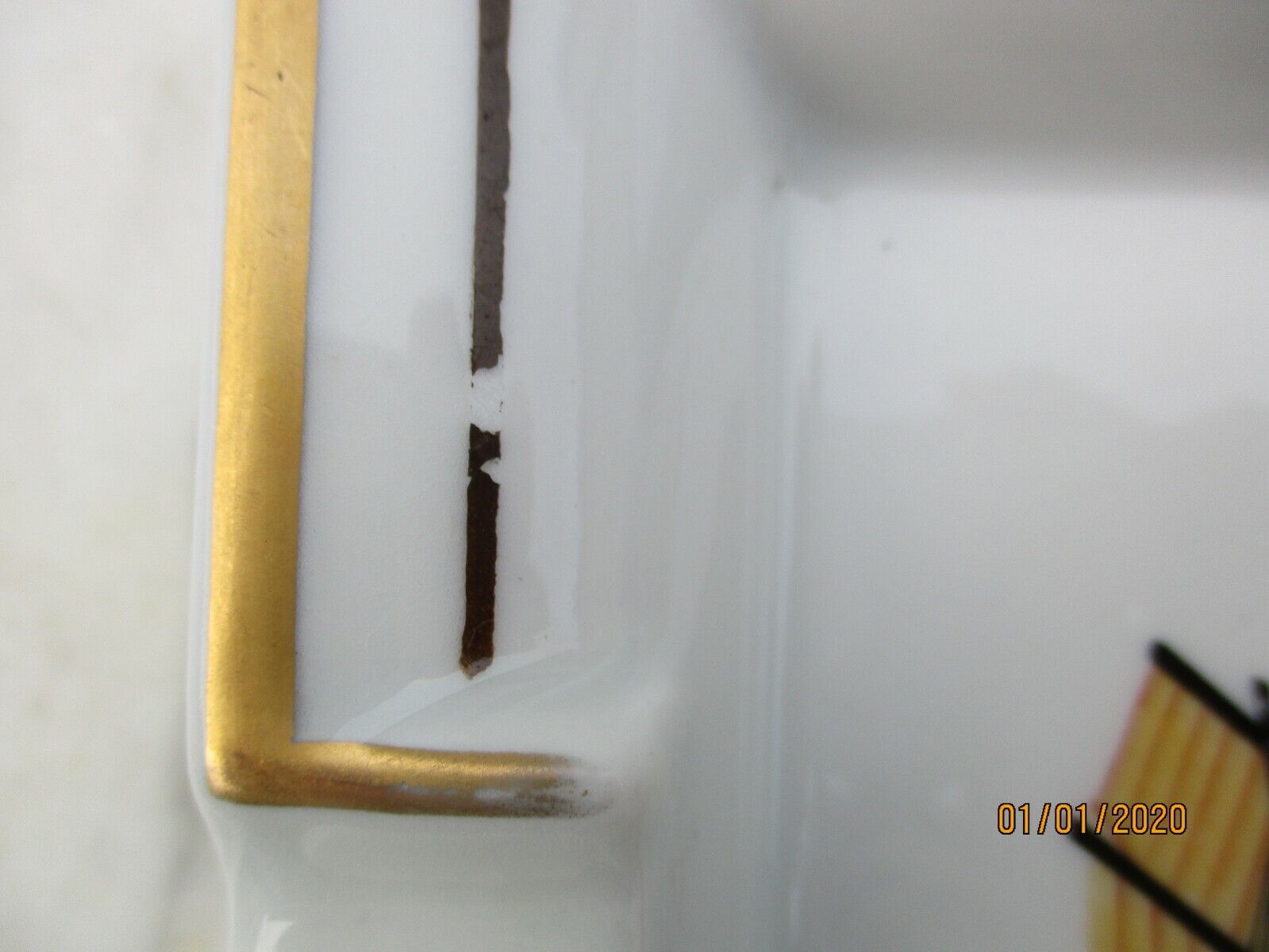 Hermes ashtray porcelain