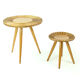 Rattan coffee table by Uluv, Czechoslovakia, circa 1960