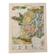 Old geological map of France - 1900