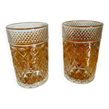 Set of two vintage glasses Design France