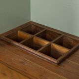 VINTAGE 1960S WOODEN SIDEBOARD WITH BAR COMPARTMENT, ITALIAN DESIGN