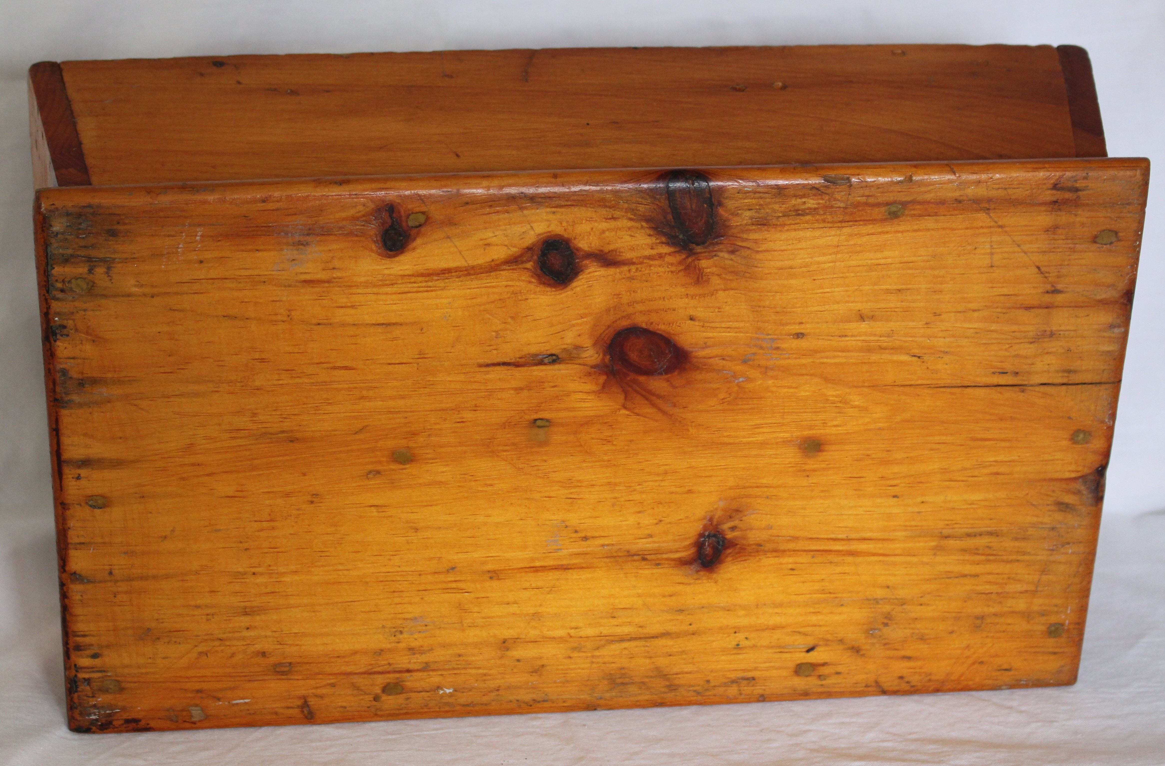 Wooden covered storage