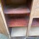 Art Deco vintage sideboard renovated in walnut burl, 1960.