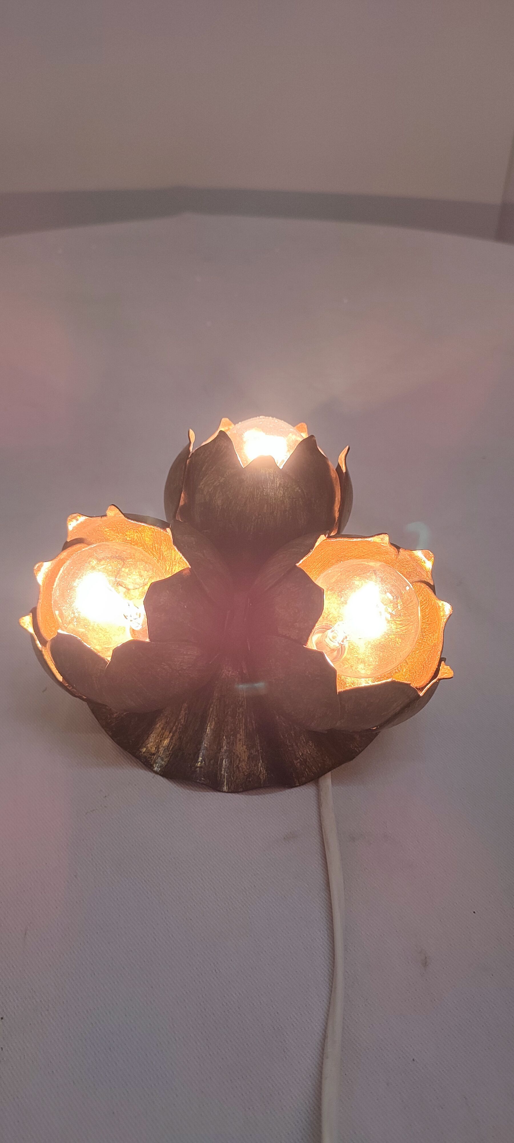 Sconce flower, Spain 1970s