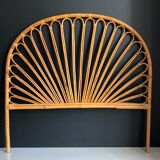 Rattan bedhead