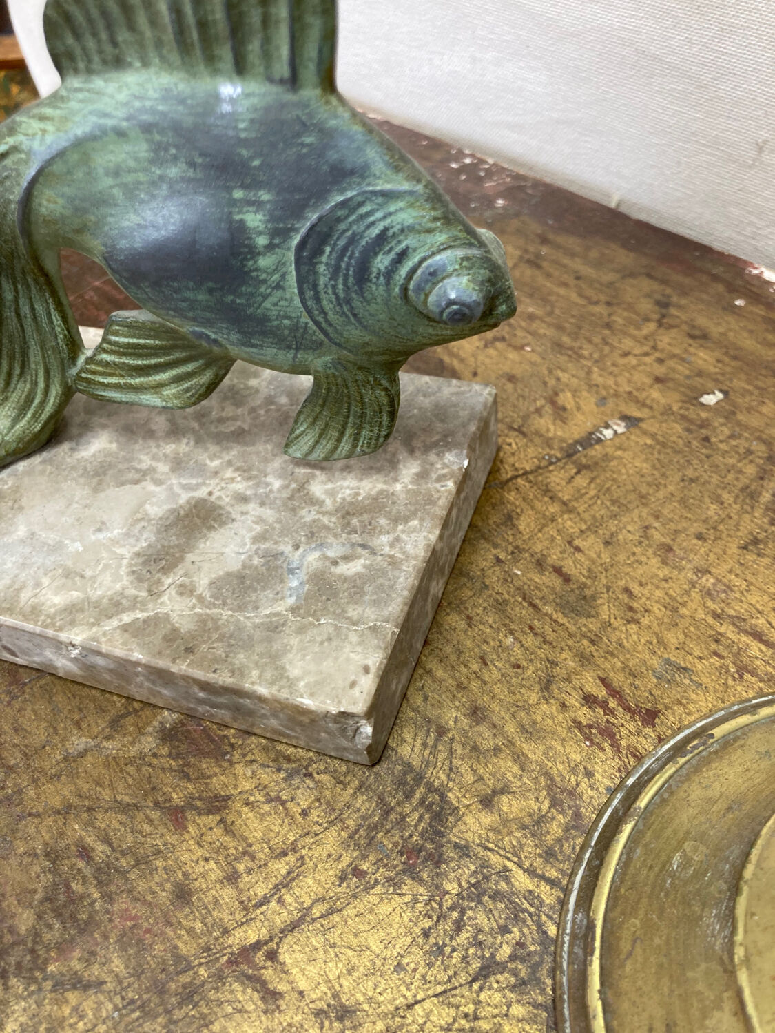 Pair of Art Deco book greenhouses "Fish"