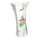 Octagonal ceramic vase KG LUNEVILLE Hand-painted floral street lamp decor
