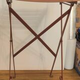 Fermob - 2 folding bar chairs - red ochre