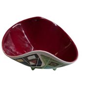Ciotola Deruta Italy anni '50 – Mid-Century Modern – Ceramica d'Autore Geom