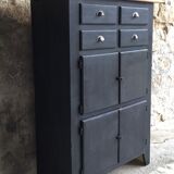 Craft furniture or top black and wood sideboard