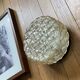 Vintage glass wall sconce, round ceiling light, 20 cm
