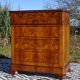 Commode coiffeuse, système en chemin de fer