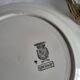 Large round, shallow earthenware dish, sarreguemines, epernay pattern
