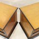 Pair of vintage bedside tables in oak veneer, 1960