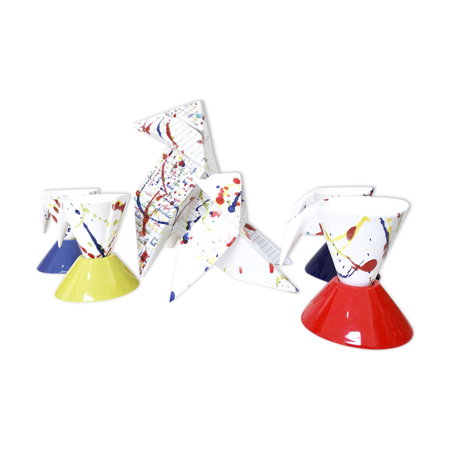 Coffee service "origami", contemporary design