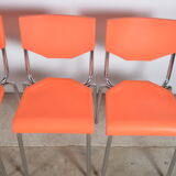 Vintage orange chairs
